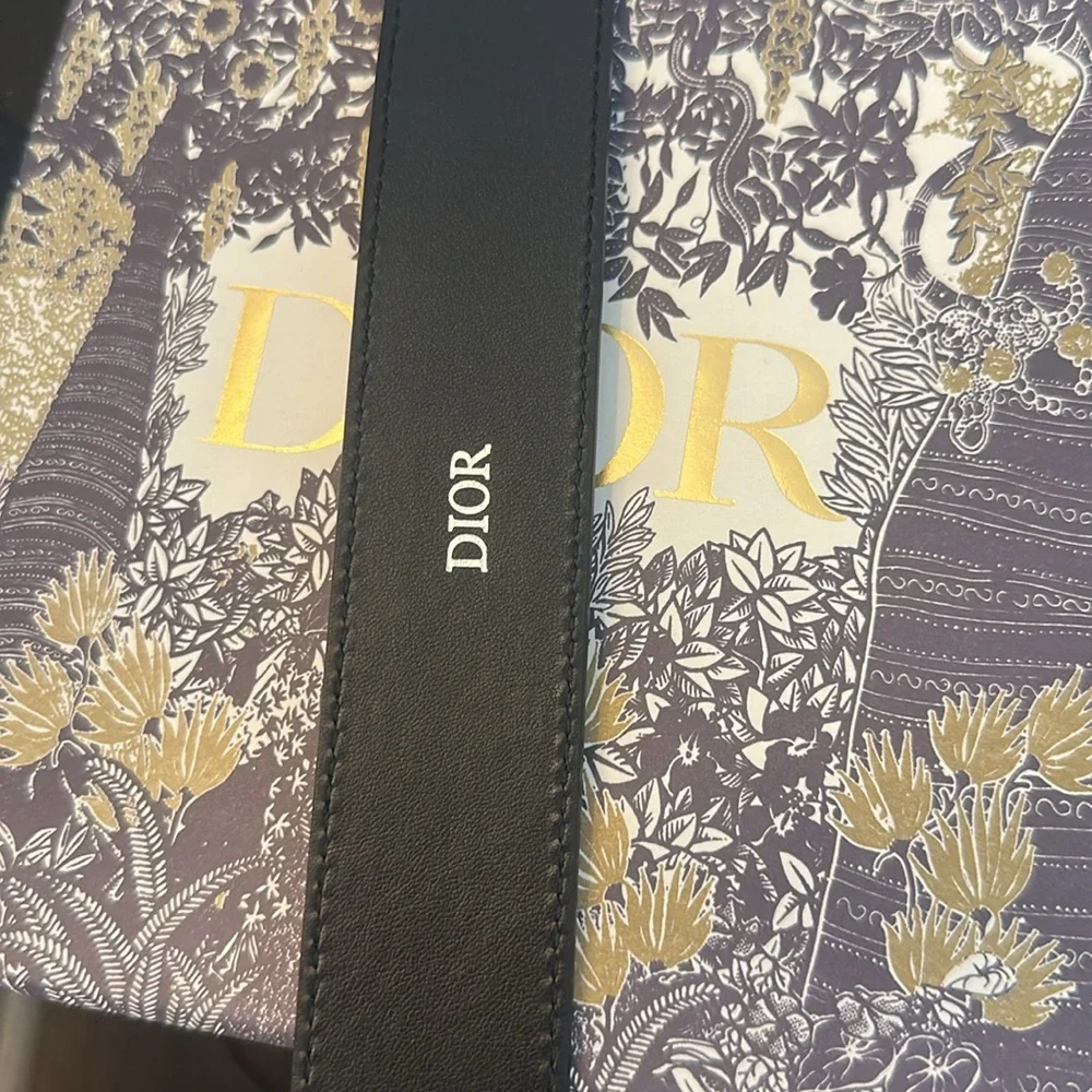 Christian Dior CD logo belt